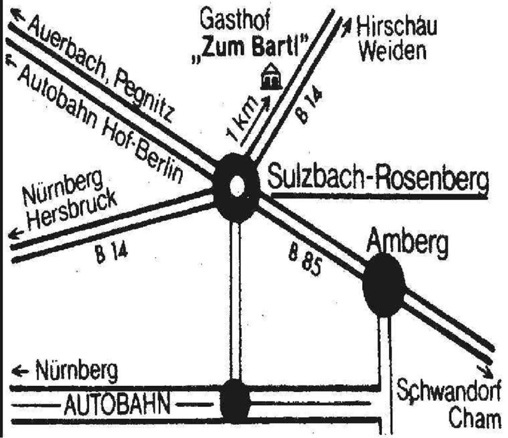 Hotel-Gasthof "Zum Bartl" Sulzbach-Rosenberg Zewnętrze zdjęcie